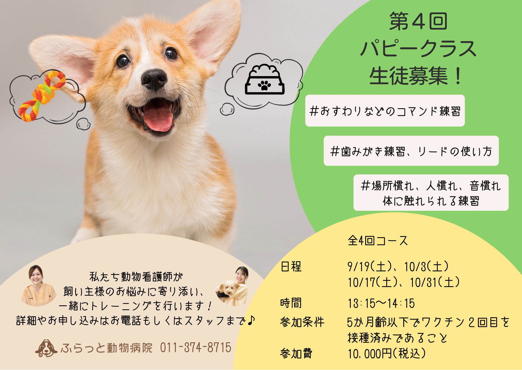 第4回パピークラスのご案内
